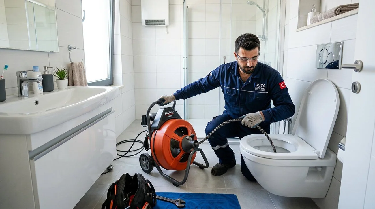 Tuvalet tıkanıklığı açma